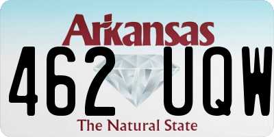 AR license plate 462UQW