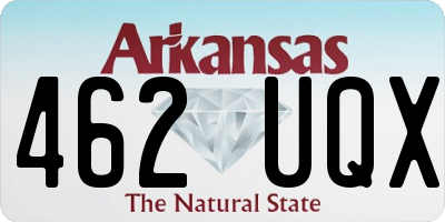 AR license plate 462UQX