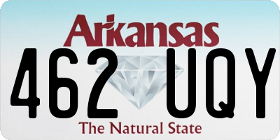 AR license plate 462UQY