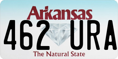 AR license plate 462URA
