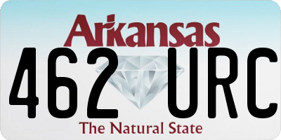 AR license plate 462URC