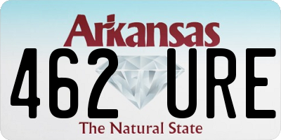 AR license plate 462URE
