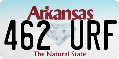 AR license plate 462URF
