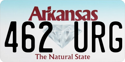 AR license plate 462URG