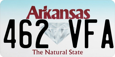 AR license plate 462VFA