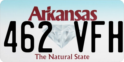 AR license plate 462VFH