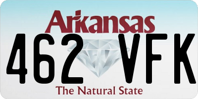 AR license plate 462VFK