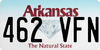 AR license plate 462VFN
