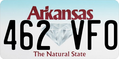 AR license plate 462VFO