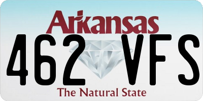 AR license plate 462VFS