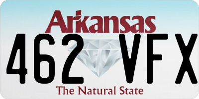 AR license plate 462VFX