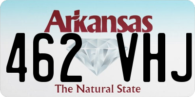 AR license plate 462VHJ