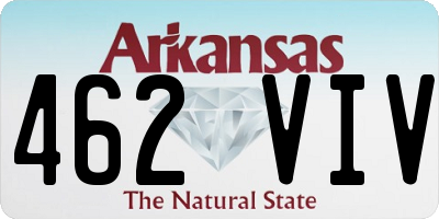 AR license plate 462VIV