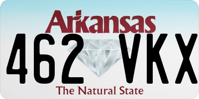 AR license plate 462VKX