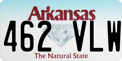 AR license plate 462VLW