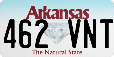 AR license plate 462VNT