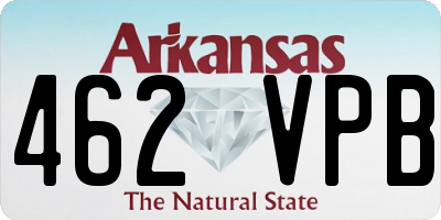 AR license plate 462VPB