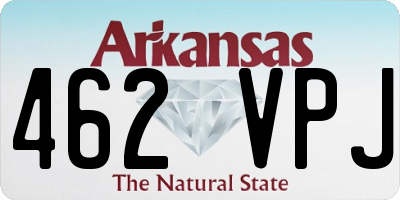 AR license plate 462VPJ