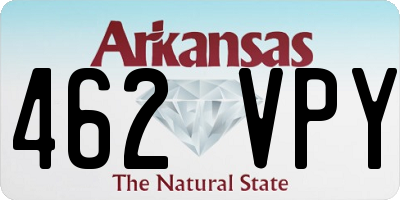 AR license plate 462VPY