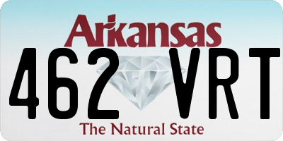 AR license plate 462VRT