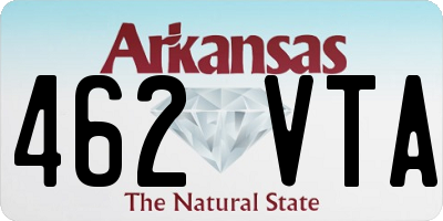 AR license plate 462VTA