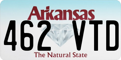 AR license plate 462VTD