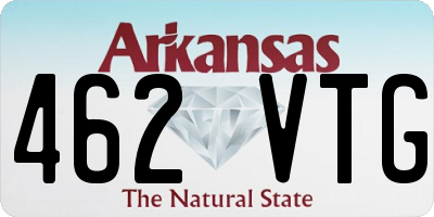 AR license plate 462VTG