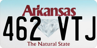 AR license plate 462VTJ