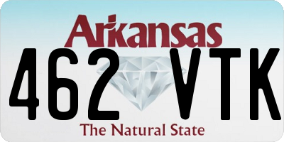 AR license plate 462VTK
