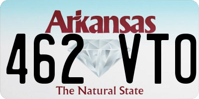 AR license plate 462VTO