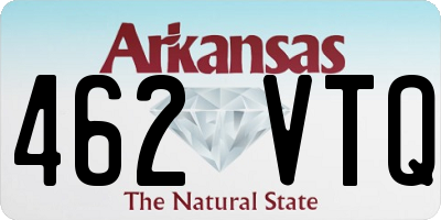 AR license plate 462VTQ