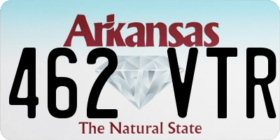 AR license plate 462VTR