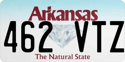 AR license plate 462VTZ