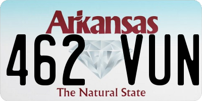 AR license plate 462VUN