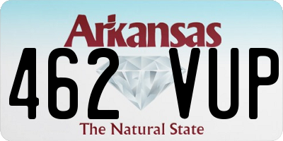 AR license plate 462VUP