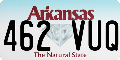 AR license plate 462VUQ
