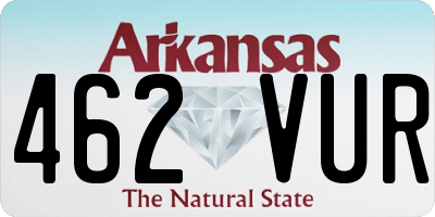 AR license plate 462VUR