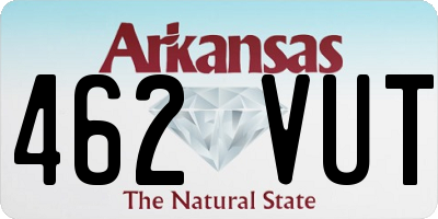 AR license plate 462VUT