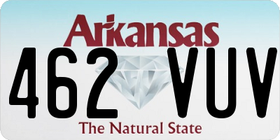 AR license plate 462VUV
