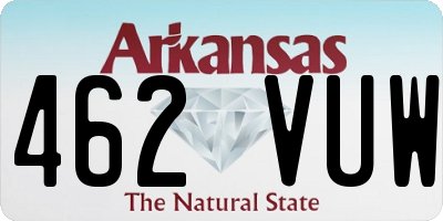 AR license plate 462VUW