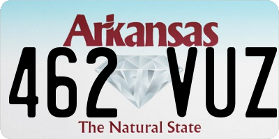 AR license plate 462VUZ