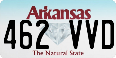 AR license plate 462VVD