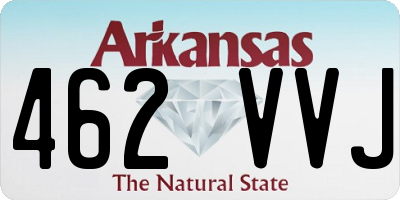AR license plate 462VVJ
