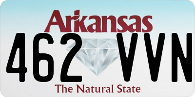 AR license plate 462VVN