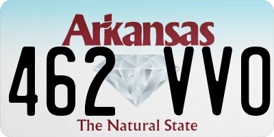 AR license plate 462VVO