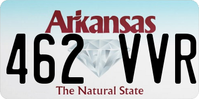AR license plate 462VVR