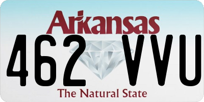 AR license plate 462VVU