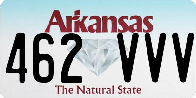 AR license plate 462VVV