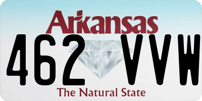 AR license plate 462VVW