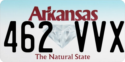 AR license plate 462VVX